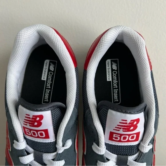 New Balance 500 Blue & Red Men's Shoe Size 8 #698